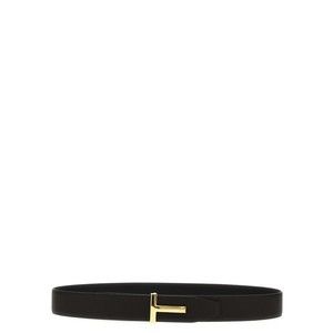 Tom Ford Buckle Logo Reversible Belt - NWT